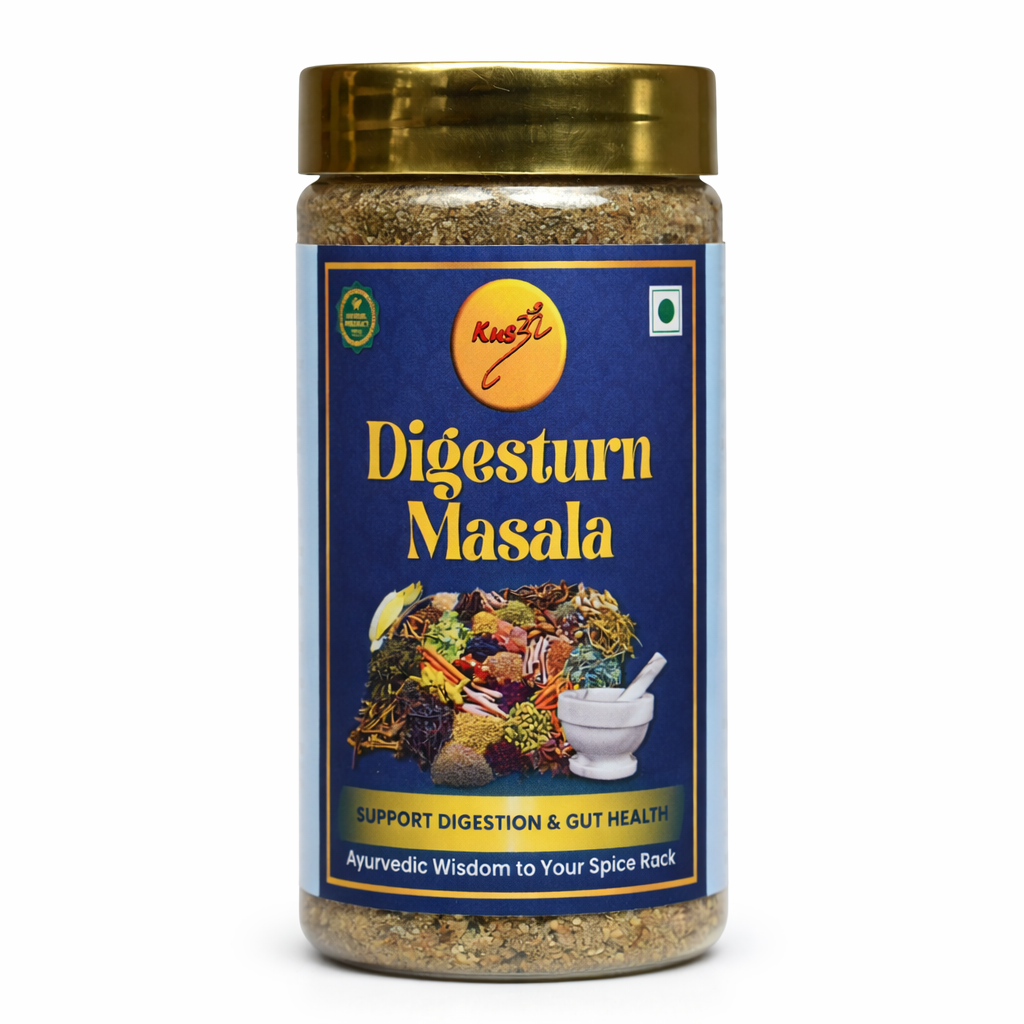 Digesturn Masala by Kusom Spiceutical — Ayurvedic Indian spice blend for digestion and gut health