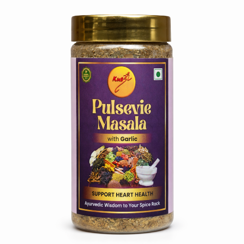 Pulsevie Masala with Garlic by Kusom Spiceutical — Ayurvedic heart health spice blend
